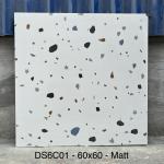 Gạch Terrazzo Porcelain mờ phẳng KT 600x600mm mã 6C01