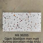 Gạch Terrazzo Porcelain mờ phẳng KT 300x600mm mã 36205