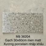 Gạch Terrazzo Porcelain mờ phẳng KT 300x600mm mã 36204